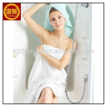 Toalla de baño blanca del hotel de la toalla de baño de microfibra de secado rápido en la toalla para la venta al por mayor